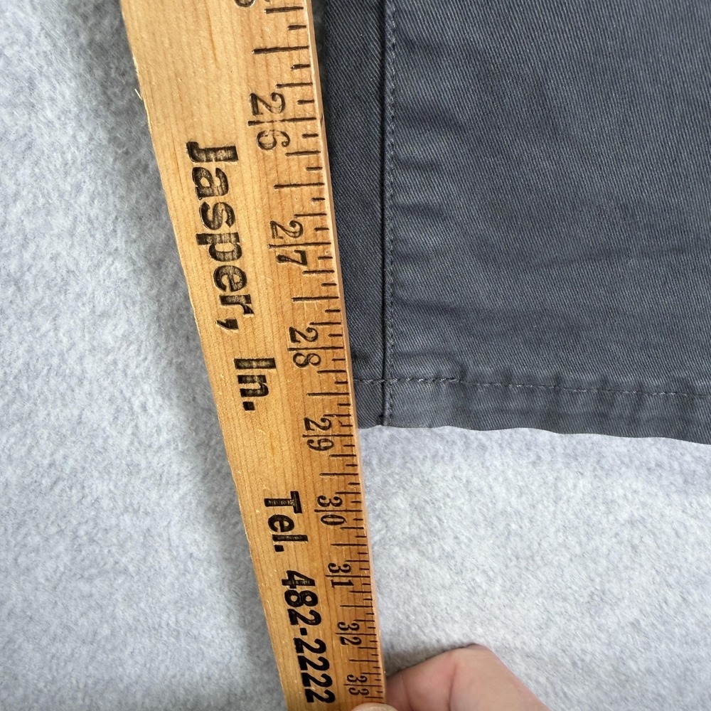 Flint And Tinder Pants Mens 33x30 Gray Chino Tapered Fit Stretch 5-Pocket - Picture 3 of 9